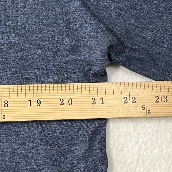 VINCE Cropped T-shirt Women's Small Blue Dolman Sleeve Soft 100% Vicose - Picture 7 of 13